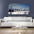 Grand format, impression en toile de pont de Brooklyn, impression d&#39;image historique de New York, décoration intérieure peinture sur toile